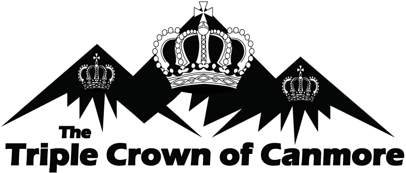 The Triple Crown of Canmore logo.
